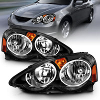Thumbnail for ANZO 2002-2004 Acura Rsx Crystal Headlights Black