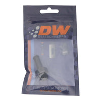 Thumbnail for DeatschWerks 6AN ORB Male to 3/8in Male Barb Fitting (Incl O-Ring) - Anodized Matte Black