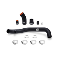 Thumbnail for Mishimoto 2014+ Ford Fiesta ST Hot-Side Intercooler Pipe Kit - Wrinkle Black