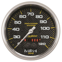 Thumbnail for Autometer Marine Carbon Fiber 5in 120mph GPS Speedometer