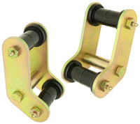 Thumbnail for RockJock Boomerang YJ Leaf Spring Shackles Rear w/ Urethane Bushings For Pro Comp Springs