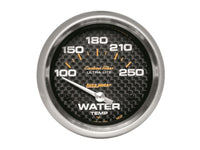 Thumbnail for AutoMeter Gauge Water Temp 2-5/8in (66.7mm) 100-250F Electric Carbon Fiber