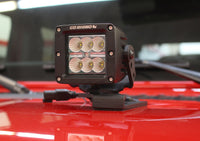 Thumbnail for Go Rhino 18-20 Jeep Wrangler JL/JLU/Gladiator JT Light Mount - 3in Cube