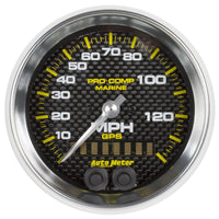 Thumbnail for Autometer Gauge GPS Speedometer 3-3/8in 140 MPH Marine Carbon Fiber Gauge