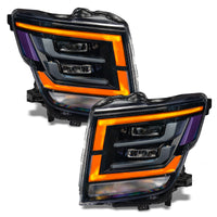 Thumbnail for Oracle 21-22 Nissan Titan RGB+W Headlight DRL Upgrade - ColorSHIFT w/o Controller SEE WARRANTY