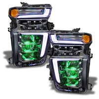 Thumbnail for Oracle 20-21 Chevy Silverado HD 2500RGB Headlight Demon Eye Kit - w/o Controller SEE WARRANTY