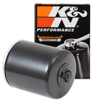 Thumbnail for K&N Harley Davidson / Buell 3in OD x 4.063in H Black Oil Filter