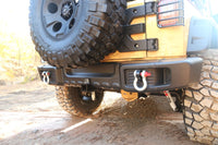 Thumbnail for Rugged Ridge Spartacus Rear Bumper Black 07-18 Jeep Wrangler