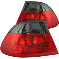 Thumbnail for ANZO 2000-2003 BMW 3 Series E46 Taillights Red/Smoke - Outer