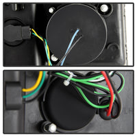 Thumbnail for Spyder Chevy Silverado 1500 14-16 Projector Headlights Light Bar DRL Blk PRO-YD-CS14-LBDRL-BK