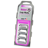 Thumbnail for McGard Hex Lug Nut (Cone Seat) 7/16-20 / 13/16 Hex / 1.5in. Length (4-Pack) - Chrome
