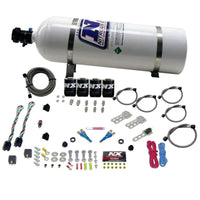 Thumbnail for Nitrous Express GM EFI Dual Stage Nitrous Kit (50-150HP x 2) w/15lb Bottle