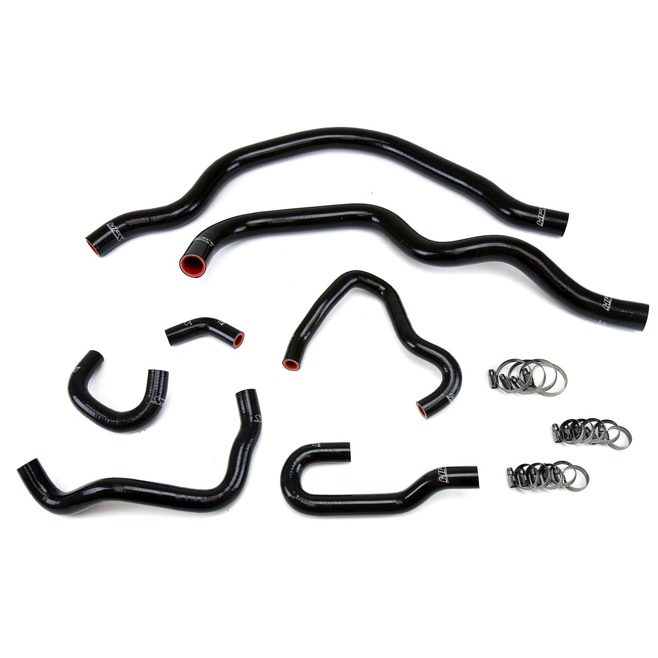 HPS Black Reinforced Silicone Radiator and Heater Hose Kit Coolant for Honda 00-05 S2000