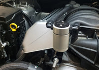 Thumbnail for J&L 11-24 Dodge Charger SRT 6.4L Hemi Passenger Side Oil Separator 3.0 - Clear Anodized