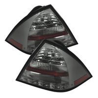 Thumbnail for Spyder Mercedes Benz W203 C-Class 05-07 4DR Sedan LED Tail Lights Smoke ALT-YD-MBZC05-LED-SM