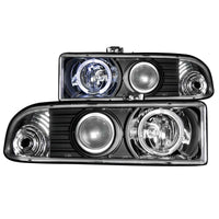 Thumbnail for ANZO 1998-2005 Chevrolet S-10 Projector Headlights w/ Halo Black