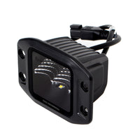 Thumbnail for Go Rhino Xplor Blackout Series Cube LED Flood Light Kit (Flush Mount) 3x3 - Blk (Pair)