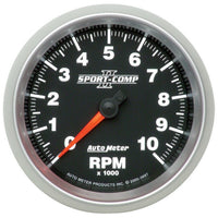 Thumbnail for Autometer Sport-Comp II 3-3/8in 10K RPM In Dash Tachometer