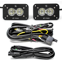 Thumbnail for Baja Designs S2 Pro Wide Cornering Pair Flush Mount LED Light Pod Kit