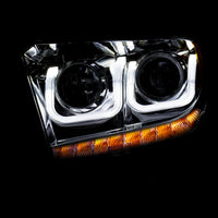 Thumbnail for ANZO 2014-2016 Toyota Tundra Projector Headlights w/ U-Bar Chrome