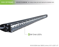 Thumbnail for DV8 Offroad 50in Light Bar Slim 250W Spot 5W CREE LED - Black