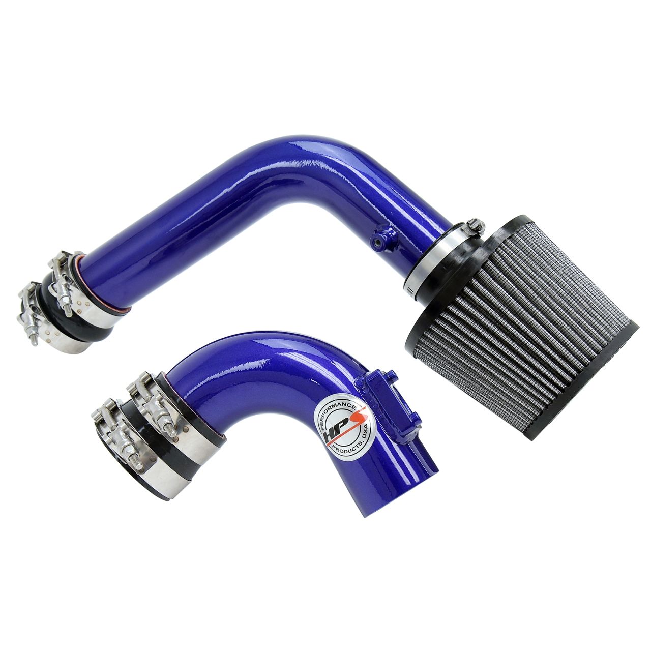 HPS Blue Cold Air Intake (Converts to Shortram) for 03-09 Mazda Mazda3 2.0L 2.3L Non Turbo