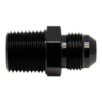 Thumbnail for DeatschWerks 8AN Male Flare to 1/2in Male NPT Adapter - Anodized Matte Black