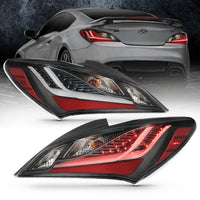 Thumbnail for ANZO 10-13 Hyundai Genesis 2DR LED Taillights Smoke