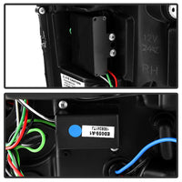 Thumbnail for Spyder GMC Sierra 14-16 Projector Headlights Light Bar DRL Blk PRO-YD-GS14V2-LBDRL-BK