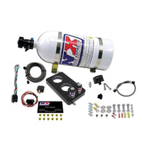 Thumbnail for Nitrous Express 05-10 Ford Mustang 4.6L 3 Valve Nitrous Plate Kit (50-150HP) w/10lb Bottle
