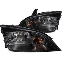 Thumbnail for ANZO 2005-2007 Ford Focus Crystal Headlights Black