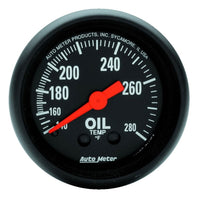 Thumbnail for Autometer Z Series 2-1/16in 140-280 Degrees F Mechanical Oil Temperature Gauge