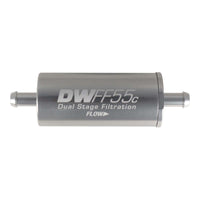 Thumbnail for DeatschWerks 5/16in 10 Micron 55mm In-Line Fuel Filter Kit