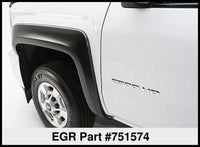Thumbnail for EGR 14+ Chev Silverado 6-8ft Bed Rugged Look Fender Flares - Set
