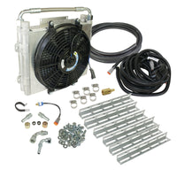 Thumbnail for BD Diesel Xtrude Double Stacked Transmission Cooler Kit - Universial 1/2in Tubing