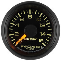 Thumbnail for Autometer Factory Match GM 2-1/16in 1600 Degree Electric Pyrometer (EGT) Gauge