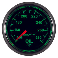 Thumbnail for Autometer GS Series 2-1/16in Oil Temperature Gauge 140-280 Degrees Electric Full Sweep