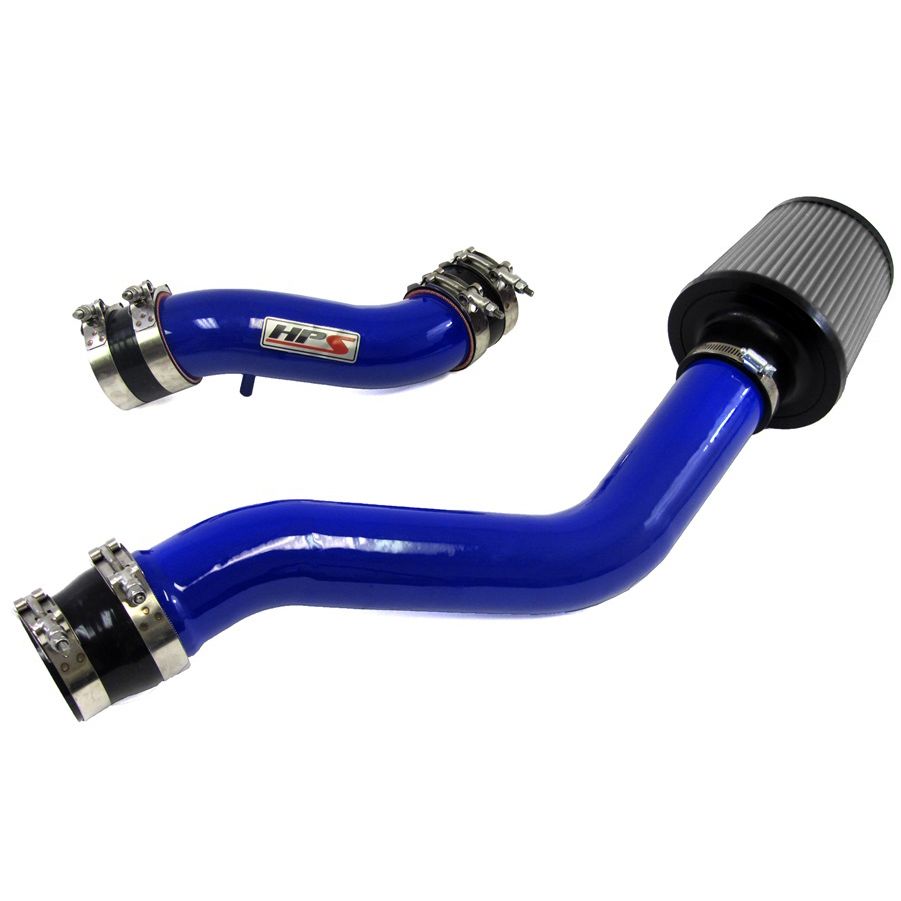 HPS Blue Long Ram Cold Air Intake for 04-08 Hyundai Tiburon 2.0L with MAF Sensor