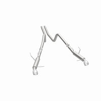 Thumbnail for Magnaflow 2014 Ford Mustang V6 3.7L Comp Series Dual Split Rear Polished Stainless C/B Perf Exhaust