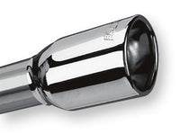 Thumbnail for Borla Universal Polished Tip Single Oval Rolled Angle-Cut w/Clamp (inlet 2 1/4in. Outlet 3 5/8 x 2 1