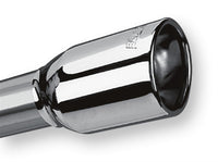 Thumbnail for Borla Universal Polished Tip Single Oval Rolled Angle-Cut w/Clamp (inlet 2 1/4in. Outlet 3 5/8 x 2 1