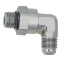 Thumbnail for DeatschWerks 6AN ORB Male Swivel to 90-Degree 6AN Male Flare - Anodized DW Titanium