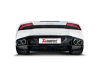 Thumbnail for Akrapovic 16-16 Lamborghini Huracan LP 580-2 Coupe/Spyder Slip-On Line (Titanium) w/ Carbon Tips