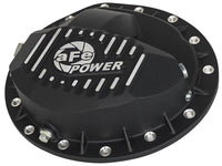Thumbnail for aFe Power Pro Series Rear Differential Cover Black w/Machined Fins 16-17 Nissan Titan XD(AAM 9.5-14)