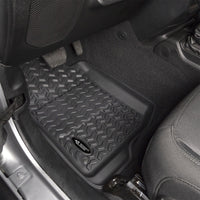 Thumbnail for Rugged Ridge Floor Liner Kit Black F/R 20-21 Jeep Gladiator (JT)