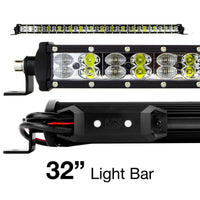 Thumbnail for XK Glow RGBW Light Bar High Power Offroad Work/Hunting Light w/ Bluetooth Controller 32In