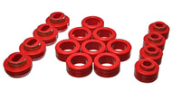 Thumbnail for Energy Suspension S10 Body Mount Set - Red
