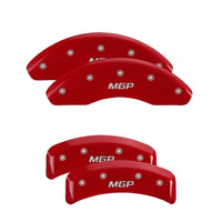 Thumbnail for MGP 4 Caliper Covers Engraved Front & Rear MGP Red finish silver ch