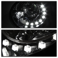 Thumbnail for Spyder Volkswagen Beetle 1998-2005 Projector Headlights DRL Chrome PRO-YD-VB98-DRL-C