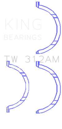 Thumbnail for King Chevrolet V8 6.6L Turbo Diesel 2001-09 Thrust Washer Set